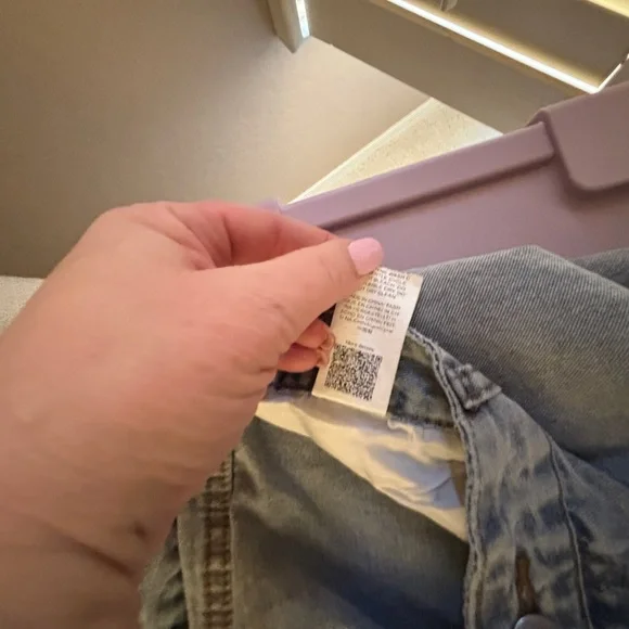 Shein Light Blue Stonewashed Straight Wide Leg Jeans Women’s XL US 12 Denim - Picture 8 of 9